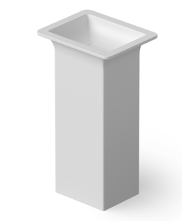 Фото Раковина напольная DEA Design Pedestal Basin (DD2014 500 18) белый матовый