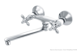 Смеситель для кухни РЕТРО плоский излив Варион 1105222