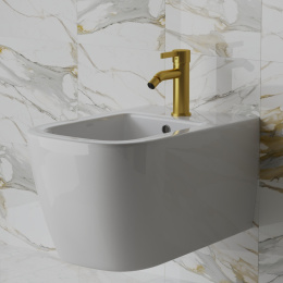 Фото Смеситель для биде Paini Brera 74PJ304 золото