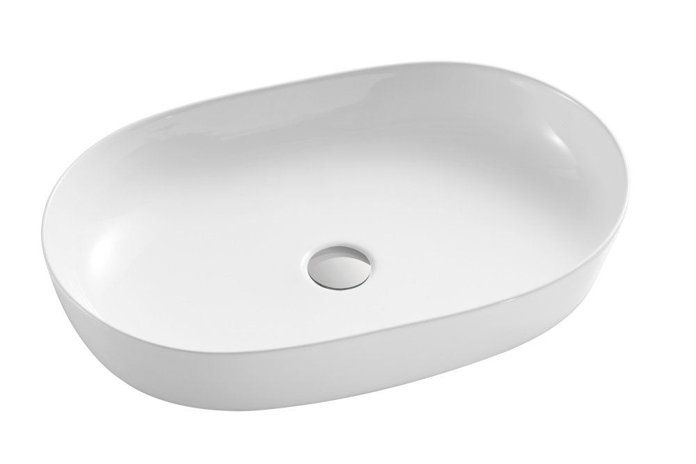 Фото Раковина накладная 60 см Esbano (ESRNOVAL) белый