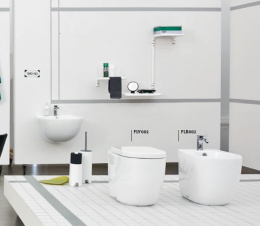 Приставной унитаз ArtCeram File (FLV002 15 00) серый