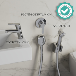 Фото Гигиенический душ Paini Aria 53CR174KIT хром