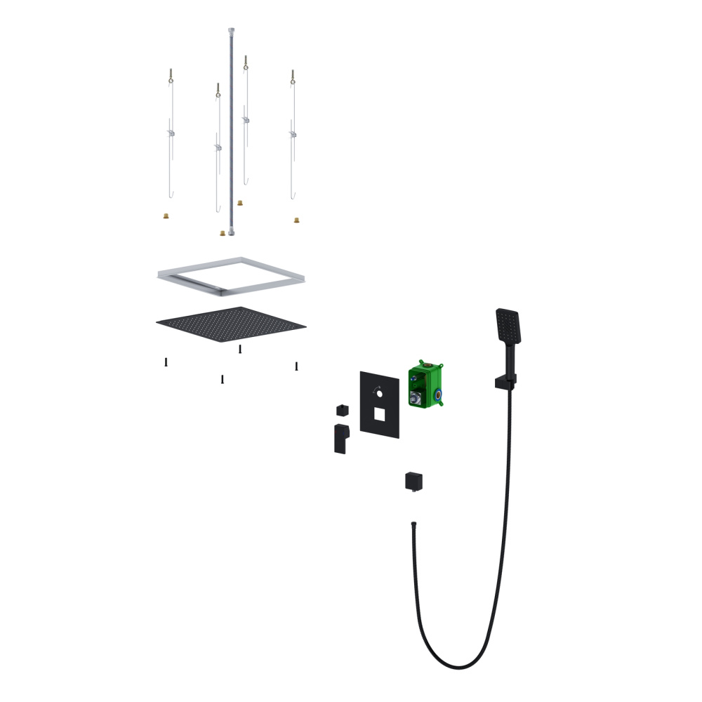 Фото Душевая система встроенная Timo Selene SX-2029/03SM черный