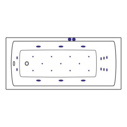 Фото Excellent Aquaria WAEX.AQU17.ULTRA Ванна 170x75 "ULTRA" (хром)