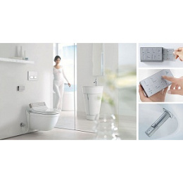 Электронная крышка-биде Duravit SensoWash 610000002100200, белый