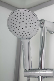 Душевая кабина 80x100x210 Esbano (ESKW108CKR) белый, Поддон низкий