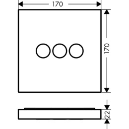 Переключатель потоков Axor ShowerSelect 36717000