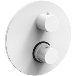 Фото Смеситель для душа Paffoni Light LIQ018BO с термостатом Белый матовый