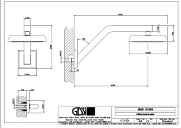Верхний душ Gessi Mimi (31249#031) хром