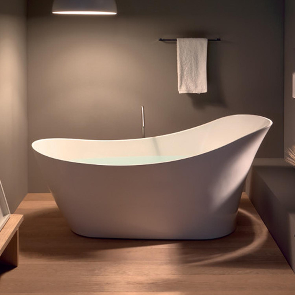 Фото Акриловая ванна 167x82 Kerasan (743201), округлая