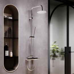 Душевая система с душевым смесителем Damixa Scandinavian Pure (936710000) хром