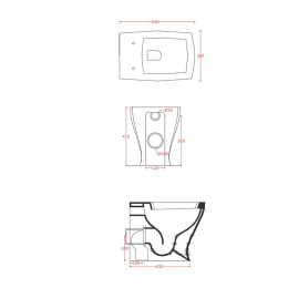 Унитаз приставной ArtCeram Jazz (JZV002 05 00) белый матовый