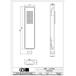 Ручной душ Gessi Ispa (41154#031) хром