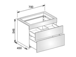 Тумба Keuco Edition 400 31598XX0001