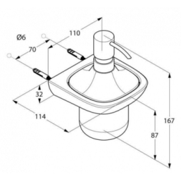 Фото Дозатор Kludi Ambienta (5397605)