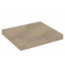 Фото EB50-0800-E10 столешница PARALLEL 800 мм б/отверстия для умывальника /80х52х6/ (квебекский дуб)
