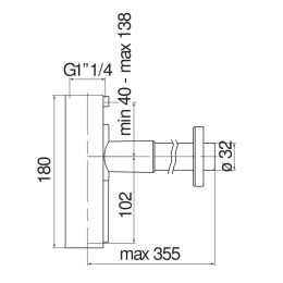 Nobili Rubinetterie AV00107/10FLP Сифон для раковины, глянцевый черный