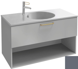Тумба под раковину Jacob Delafon Odeon Rive Gauche 90 см, EB2553-RX-M76, цвет насыщенный серый матов