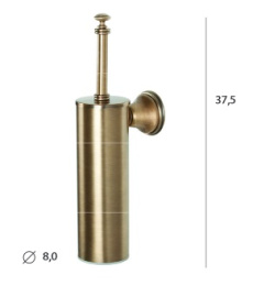 Ершик для туалета Tiffany World Harmony TWHA220bi/oro, белый/золото