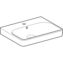 Geberit Smyle Square 500.229.01.1 Раковина подвесная