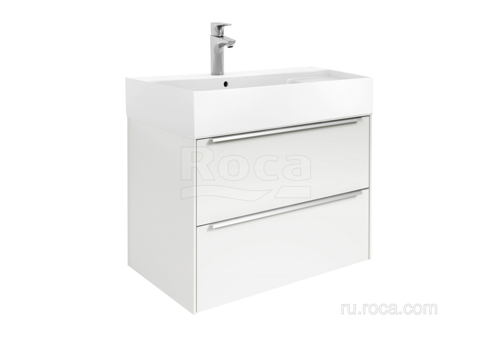 Фото Тумба под раковину Roca Inspira (851076806) белый глянцевый