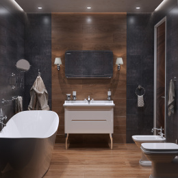 Фото Kerasan Waldorf 418801bi/cr Сиденье для унитаза, цвет белый/хром, микролифт