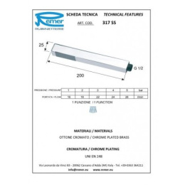 Remer RR 317 SS NO Лейка черный матовый