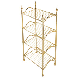 Migliore Mirella 26628 Этажерка L50хH107xP34 см, 4 полки-решетки, латунь, золото