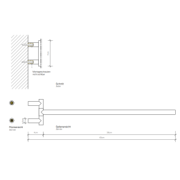 Держатель для полотенца Decor Walther Mikado (0520576), сталь