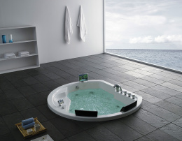 Акриловая ванна 185x162 Gemy (G9053 O), округлая