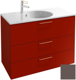 Фото Тумба под раковину Jacob Delafon Odeon Rive Gauche 90 см, EB2533-RX-M65, цвет светло-коричневый мато