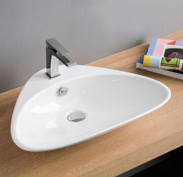 Фото Раковина 60 см ArtCeram Plettro (PTL001 01 00) белый