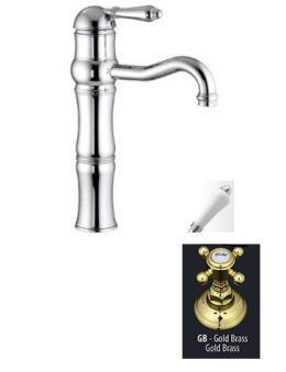 Фото Смеситель Nicolazzi Classico Monokomandi 3472GB76 для раковины, гальваническое золото