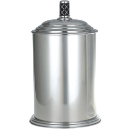 Фото Ведро для мусора Boheme Murano 10907-B-CR Хром Черное