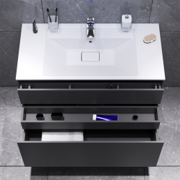 Фото База под раковину Am.Pm Inspire 2.0 (M50AFHX1003GM) графит матовый