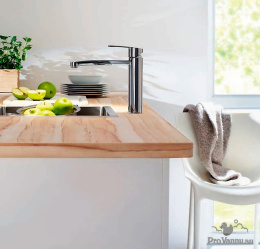 Фото Grohe Eurostyle Cosmopolitan 31153002 Смеситель для кухни, переключатель и отвод холодной воды для п