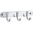Вешалка с 3 крючками для ванной Wonzon&Woghand (WW-9384-3) Хром