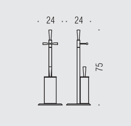 Стойка с аксессуарами Colombo Isole B9407