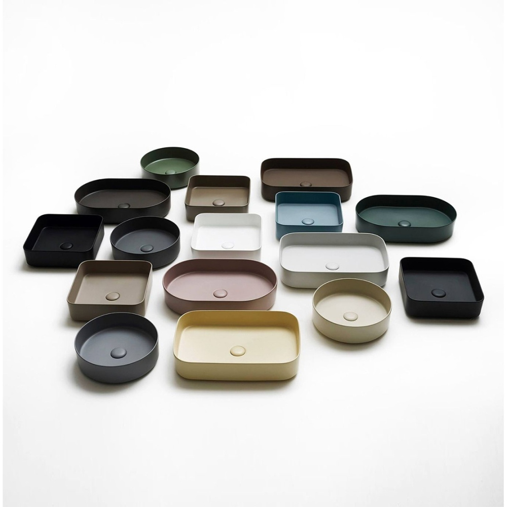 Ceramica CIELO Shui Comfort SHCOLAT40 FN - Раковина накладная Ø 40 см Fango