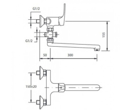 Фото Teka Inca 53122212 Смеситель для ванны