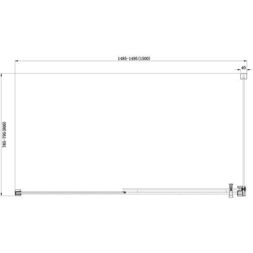 Душевой уголок Aquanet Delta NPE1131 150x80, прозрачное стекло