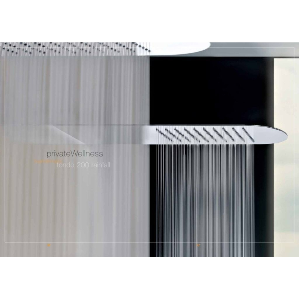 Верхний душ Gessi Tremillimetri Tondo (33051#238) сталь полированная