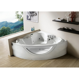 Акриловая ванна 155x155 Gemy (G9025 II B), четверть круга