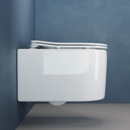 Подвесной унитаз Ceramica Nova MOMENTS CN3003 с сиденьем