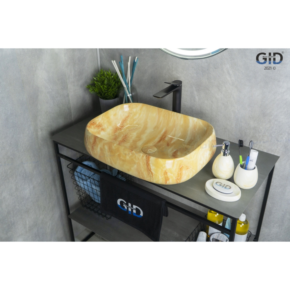 Раковина накладная Gid Mnc185