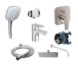 Промо-комплект для душа 8 в 1 Ideal Standard Ceraplan III, хром, B1153AA