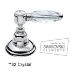 Смеситель Nicolazzi Monterosa 1803BZ32 для ванны и душа, бронза, ручки Swarovski