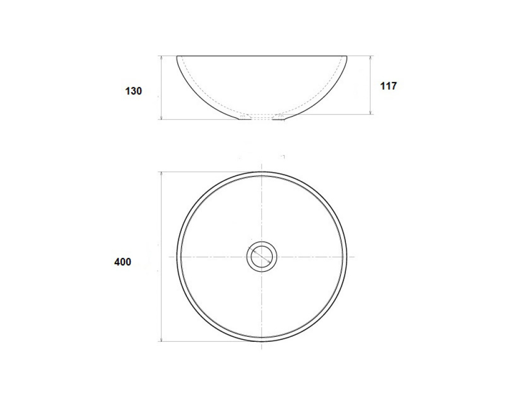 Фото Раковина-чаша 39 см Bronze de Luxe (2000) синий
