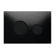 TECEloop Панель смыва, стекло черное, клавишы черные