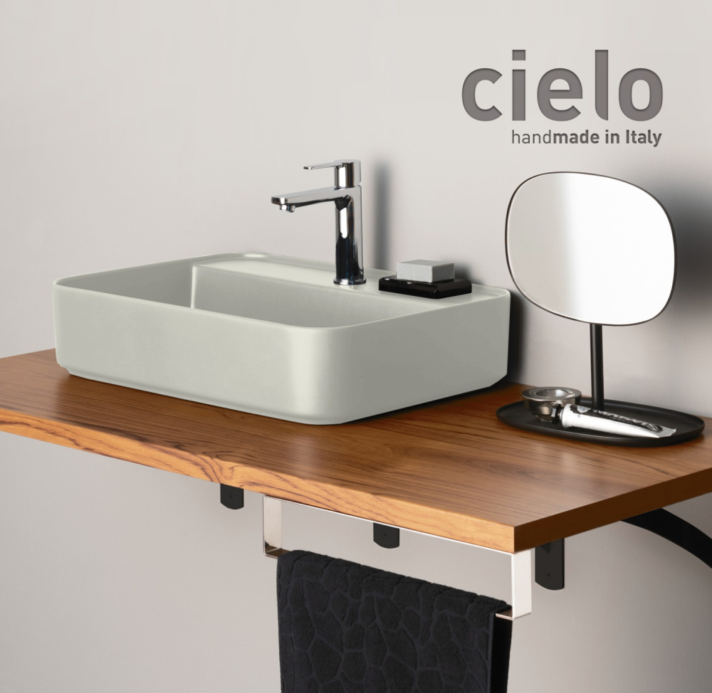 Фото Ceramica CIELO Shui Comfort SHCOLARF PM Раковина для ванной комнаты 60*43 см, подвесная - накладная 